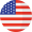 Bandeira dos EUA - Idioma Inglês - EN-US